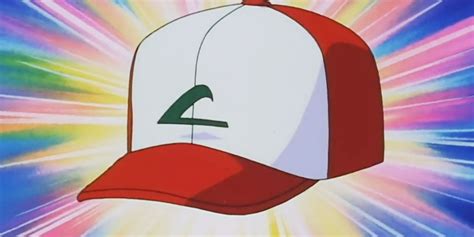Ash's hat .